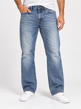 BUFFALO DAVID BITTON Jeans Mens 34x29 Straight Leg Med Wash